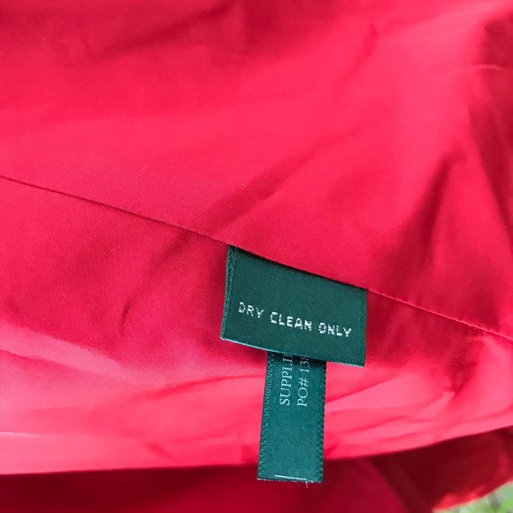 Lauren Active Ralph Lauren Red Jacket Equestrian Collar Buckle Detail Light Coat - Picture 6 of 8